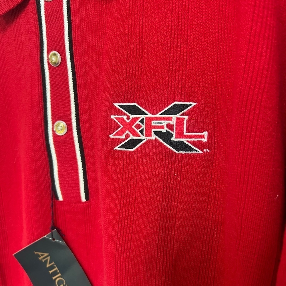 ANTIGUA  XFL Golf Polo New with Tags Size XL - Picture 4 of 6